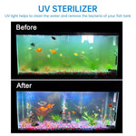 UV-009 Lâmpada Germicida Ultravioleta de 9W para Desinfeção de Aquário, Ficha EU, 9W