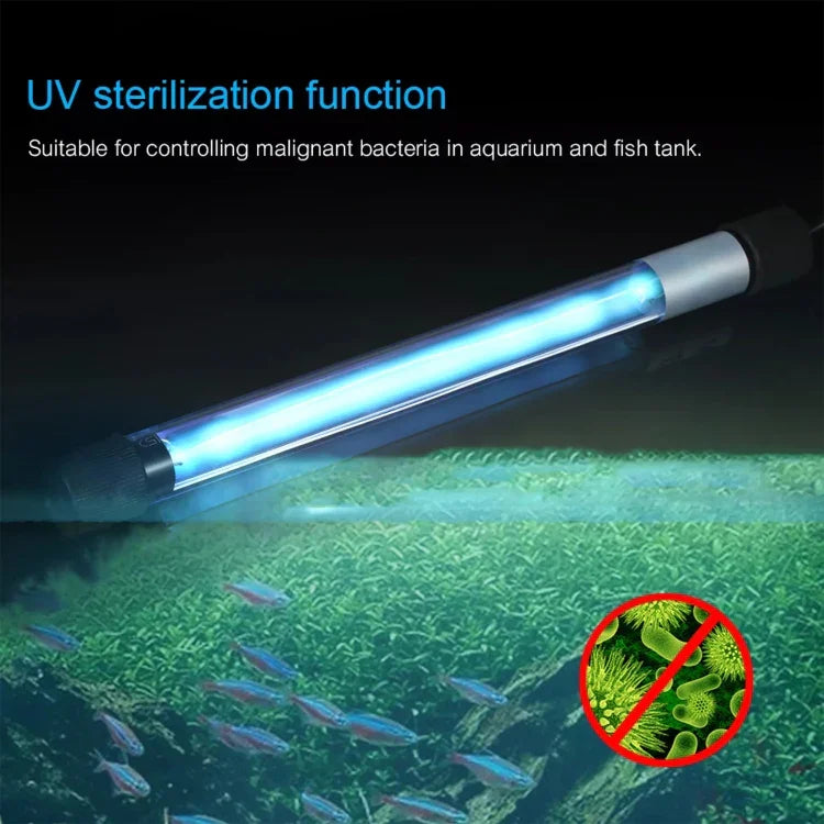 Lâmpada Germicida Ultravioleta UV-013 13W para Desinfeção de Aquário, Ficha UE, 13W