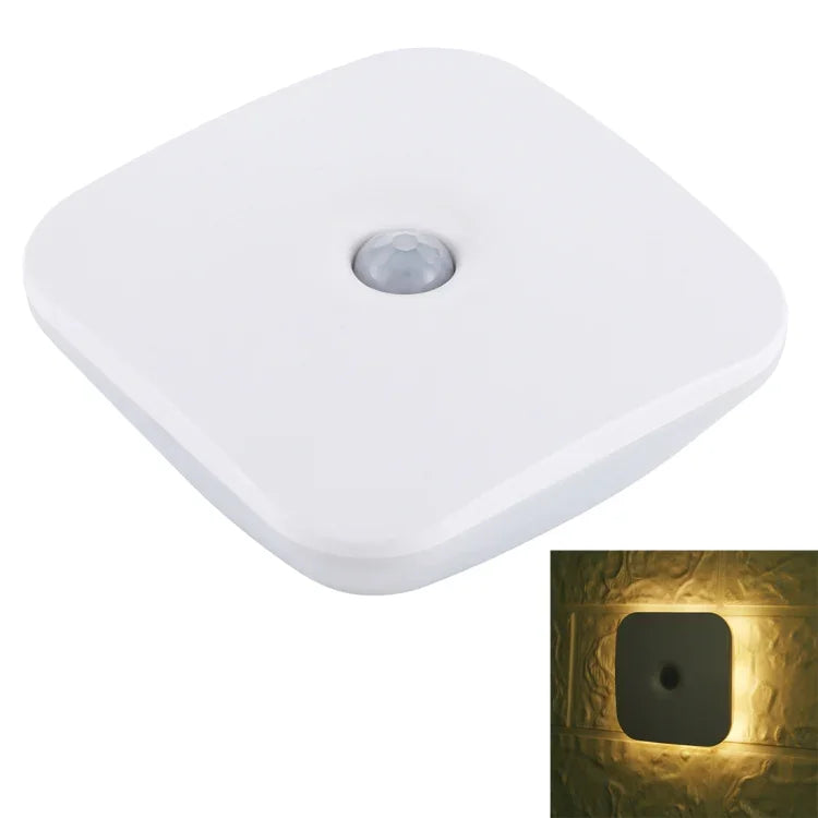 Luz LED quadrada com sensor de corpo humano CL053, estilo: modelos a bateria, estilo: modelos a bateria