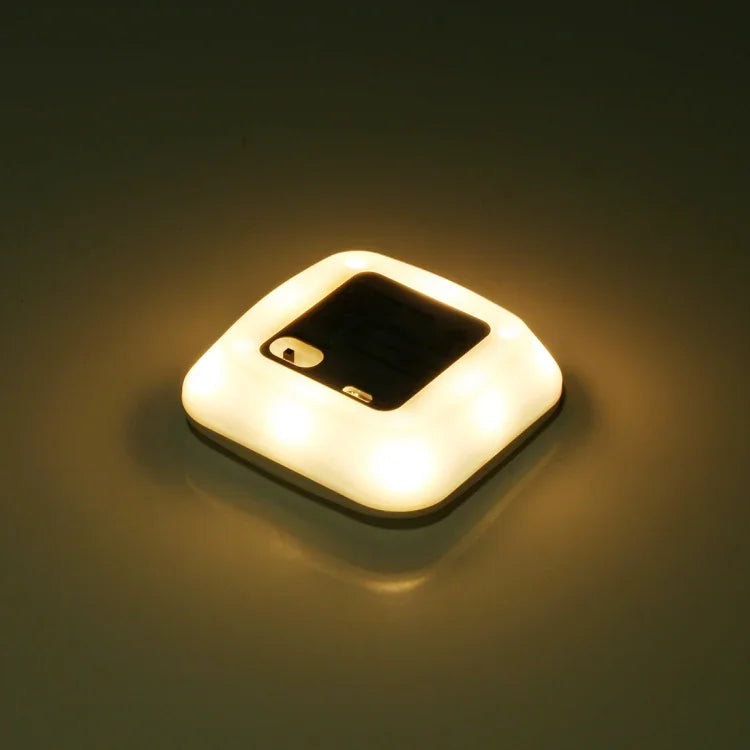 Luz LED quadrada com sensor de corpo humano CL053, estilo: ligação, estilo: ligação