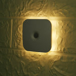 Luz LED quadrada com sensor de corpo humano CL053, estilo: ligação, estilo: ligação