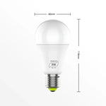Lâmpada Inteligente LED 9W 110V E27 RGBCW WIFI, Automação Doméstica Sem Fios, 110V
