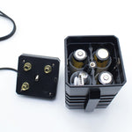 Caixa de Bateria Impermeável IPX7 com 3 Seções 18650/26650 com Saída de Voltagem 12v Cabeça Redonda & 5v USB, Não Inclui Bateria, 12v