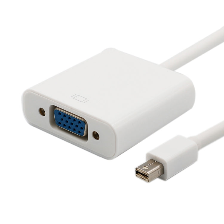 Adaptador de Cabo Mini DisplayPort para VGA 1080P, Mini DP para VGA (Branco), Mini DP para VGA (Preto)