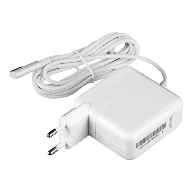 Carregador de Energia MagSafe 1 Estilo L 14.5V 3.1A 45W 5 Pinos para Apple Macbook A1244 / A1237 / A1369 / A1370 / A1374 / A1304, Comprimento: 1.7m, Ficha UE
