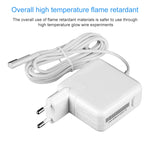 Carregador de Energia MagSafe 1 Estilo L 14.5V 3.1A 45W 5 Pinos para Apple Macbook A1244 / A1237 / A1369 / A1370 / A1374 / A1304, Comprimento: 1.7m, Ficha UE
