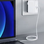 Carregador de Energia MagSafe 1 Estilo L 14.5V 3.1A 45W 5 Pinos para Apple Macbook A1244 / A1237 / A1369 / A1370 / A1374 / A1304, Comprimento: 1.7m, Ficha UE