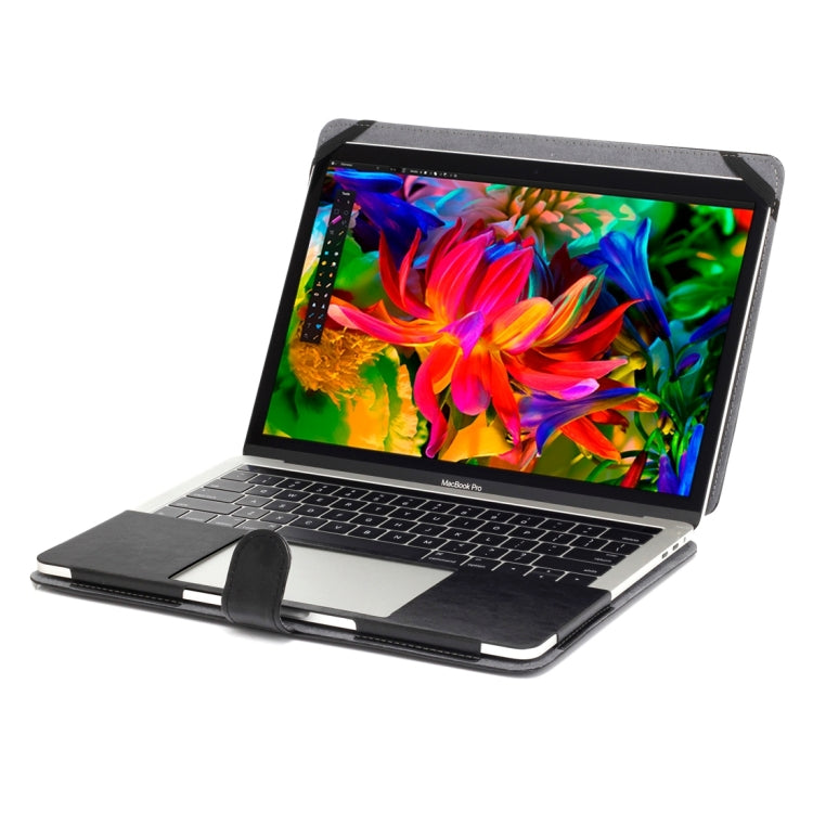 Capa de Couro com Textura Crazy Horse e Flip Horizontal para Laptop Macbook Pro Novo 2016 15.4 polegadas A1707