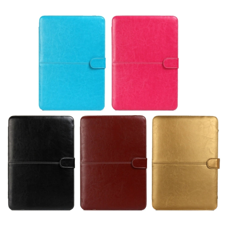 Capa de Couro com Textura Crazy Horse e Flip Horizontal para Laptop Macbook Pro Novo 2016 15.4 polegadas A1707