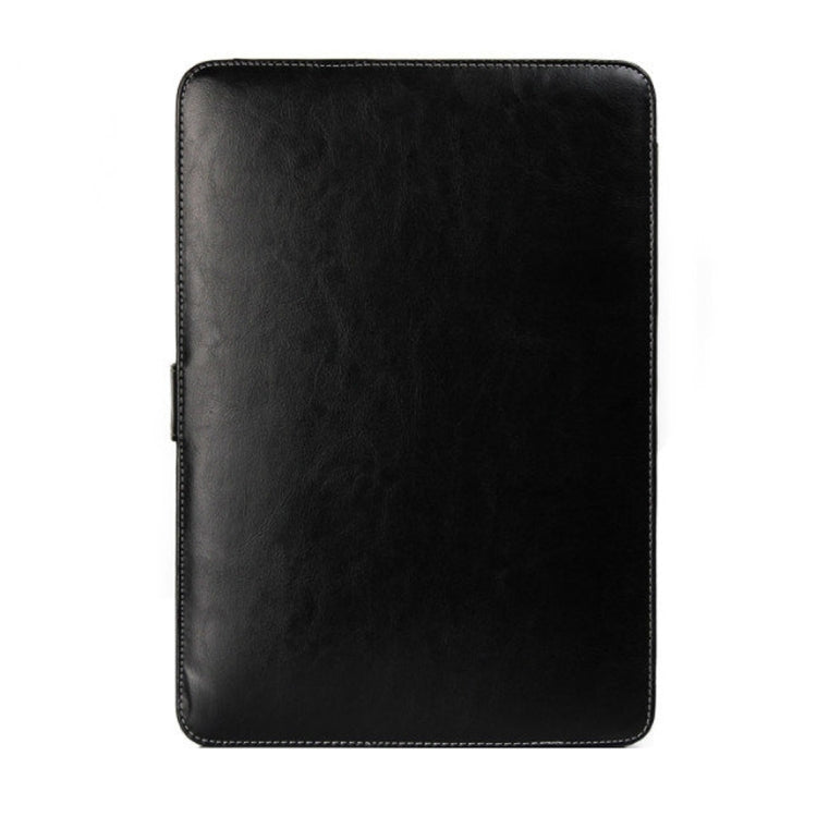 Capa de Couro com Textura Crazy Horse e Flip Horizontal para Laptop Macbook Pro 15.4 polegadas