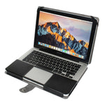 Capa de Couro com Textura Crazy Horse e Flip Horizontal para Laptop Macbook Pro 15.4 polegadas