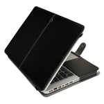 Capa de Couro com Textura Crazy Horse e Flip Horizontal para Laptop Macbook Pro 15.4 polegadas