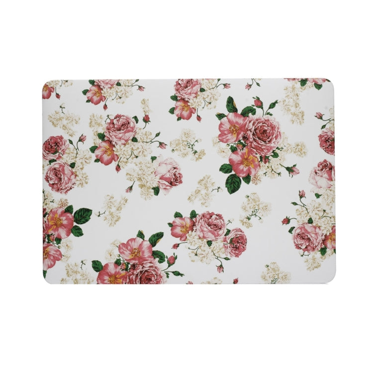 Capa Protetora PC com Decalques de Água Padrão Rosa Chinesa para Laptop Macbook Pro Novo 2016 15.4 polegadas A1707