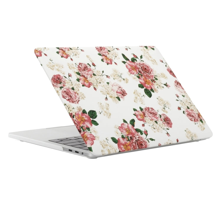 Capa Protetora PC com Decalques de Água Padrão Rosa Chinesa para Laptop Macbook Pro Novo 2016 15.4 polegadas A1707
