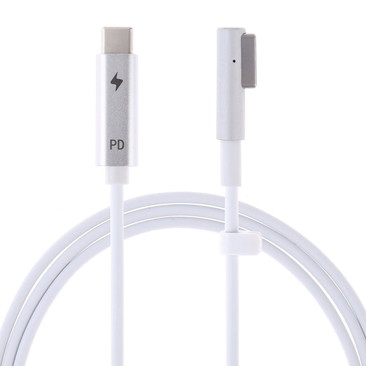 Cabo de carregamento MagSafe 1 (em forma de L) de 5 pinos para USB-C / Type-C PD 45W / 60W / 65W, MagSafe 1 45W / 60W / 65W