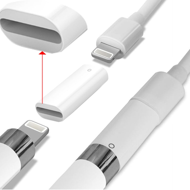 Adaptador de carregamento portátil para Apple Pencil, 8 pinos
