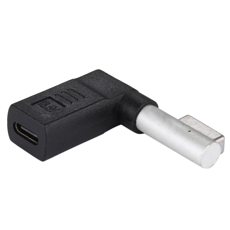 Adaptador de carga USB-C / Type-C fêmea para MagSafe 1 (em forma de L) macho de 5 pinos, Type-C para MagSafe 1