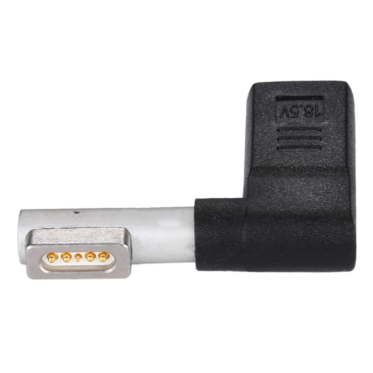Adaptador de carga USB-C / Type-C fêmea para MagSafe 1 (em forma de L) macho de 5 pinos, Type-C para MagSafe 1