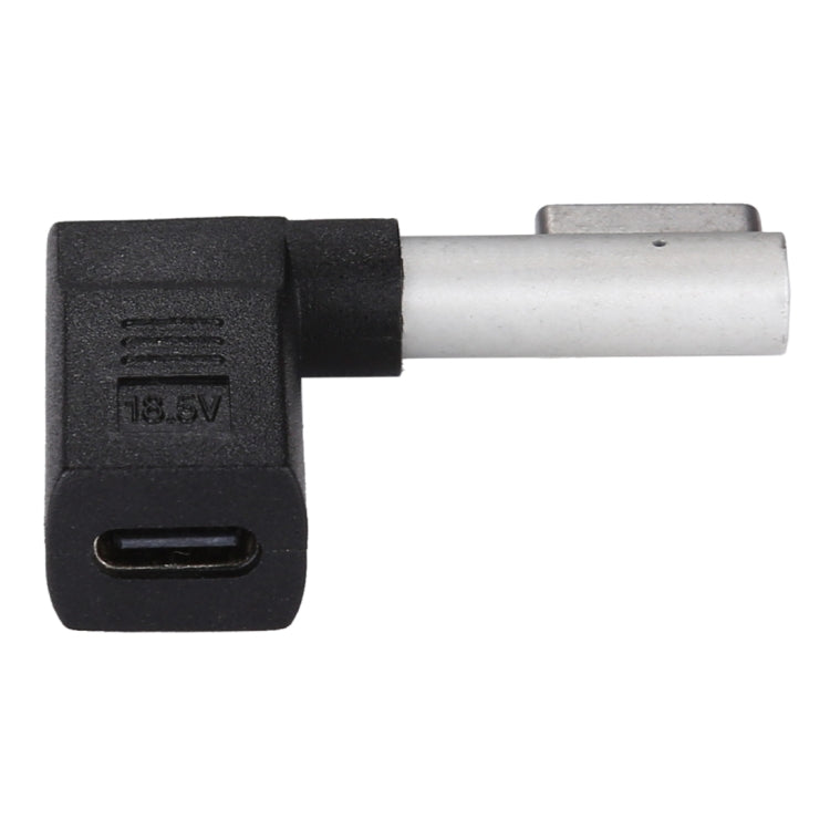 Adaptador de carga USB-C / Type-C fêmea para MagSafe 1 (em forma de L) macho de 5 pinos, Type-C para MagSafe 1
