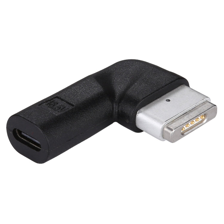 Adaptador de carga USB-C / Type-C fêmea para MagSafe 2 (em forma de T) macho de 5 pinos, Type-C para MagSafe 2