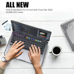 Capa Protetora para Portátil de PC + TPU em Duas Cores para MacBook Pro 13 polegadas 2022 & A2289 / A2251 / A2338 2020