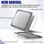 Capa Protetora para Portátil de PC + TPU em Duas Cores para MacBook Pro 13 polegadas 2022 & A2289 / A2251 / A2338 2020