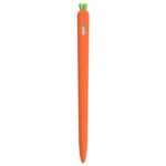 LOVE MEI Capa protetora em silicone em forma de cenoura para Apple Pencil 2, para Apple Pencil 2
