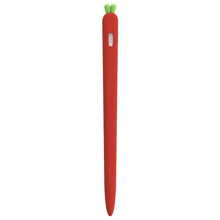 LOVE MEI Capa protetora em silicone em forma de cenoura para Apple Pencil 2, para Apple Pencil 2