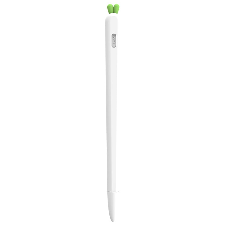 LOVE MEI Capa protetora em silicone em forma de cenoura para Apple Pencil 2, para Apple Pencil 2