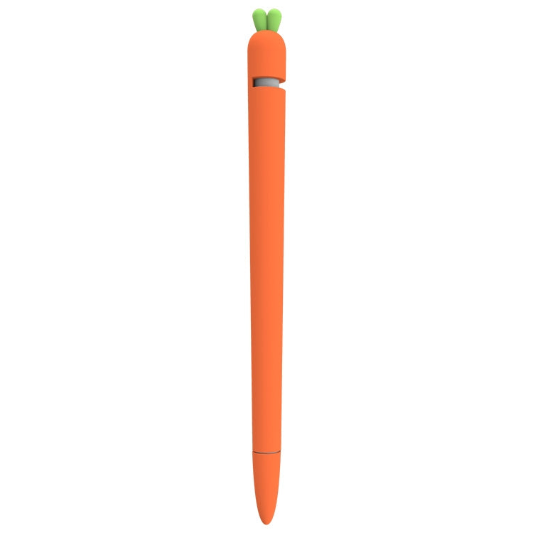 LOVE MEI Capa Protetora de Silicone para Apple Pencil 1 em Forma de Cenoura, Para Apple Pencil 1