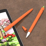 LOVE MEI Capa Protetora de Silicone para Apple Pencil 1 em Forma de Cenoura, Para Apple Pencil 1