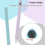 LOVE MEI Capa Protetora de Silicone para Apple Pencil 2 em Forma de Triângulo, Para Apple Pencil 2