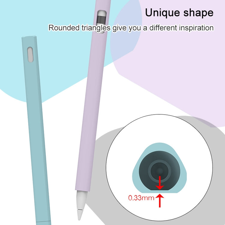 LOVE MEI Capa Protetora de Silicone para Apple Pencil 2 em Forma de Triângulo, Para Apple Pencil 2