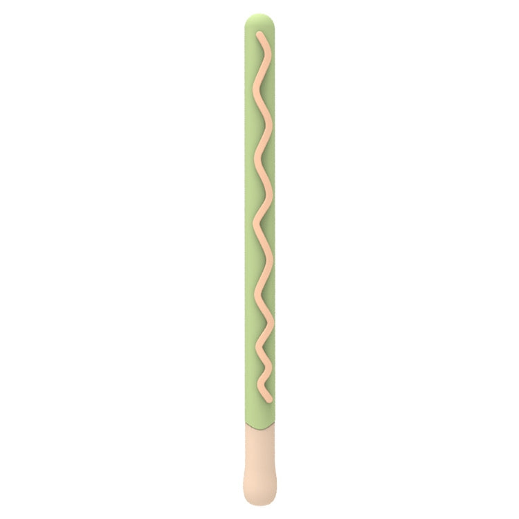 LOVE MEI Capa Protetora de Silicone para Apple Pencil 2 com Design de Risca, Para Apple Pencil 2