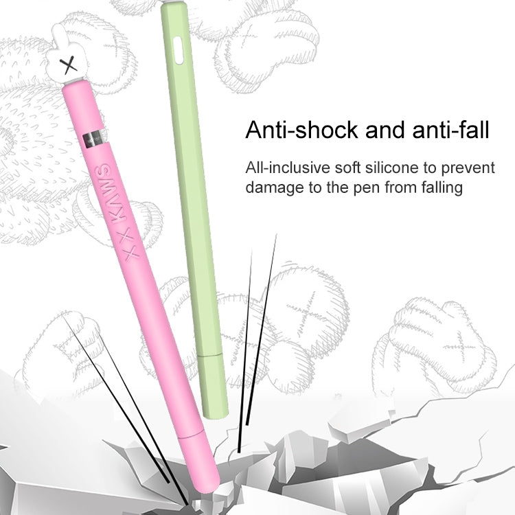 LOVE MEI Capa Protetora de Silicone para Apple Pencil 1 em Forma de Dedo Médio, Para Apple Pencil 1