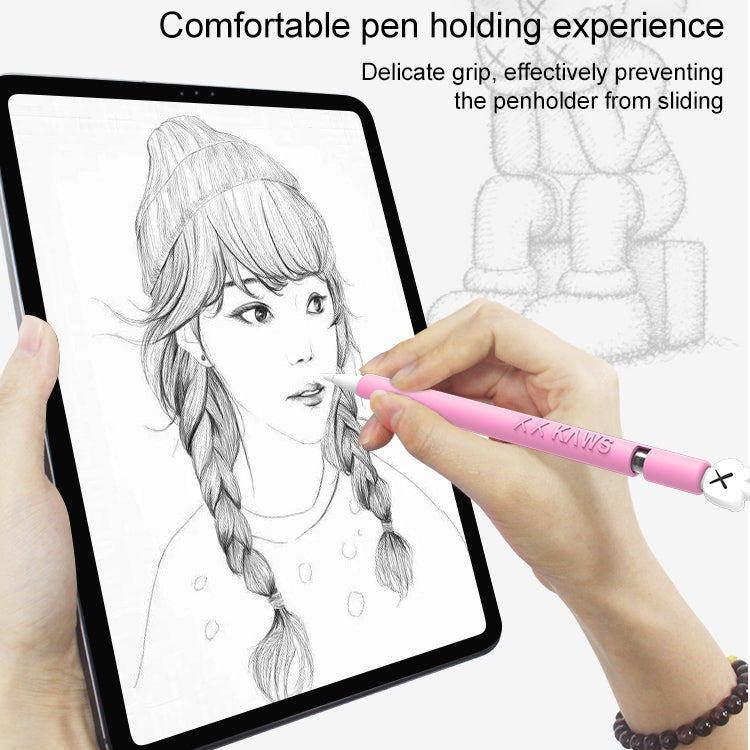 LOVE MEI Capa Protetora de Silicone para Apple Pencil 1 em Forma de Dedo Médio, Para Apple Pencil 1