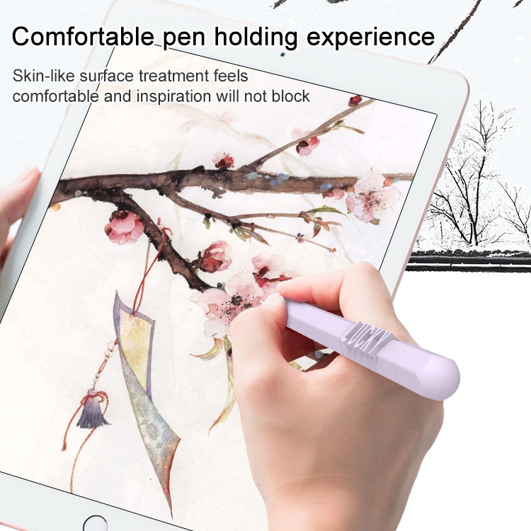 LOVE MEI Capa Protetora de Silicone para Apple Pencil 1 com Design de Números e Letras, Para Apple Pencil 1