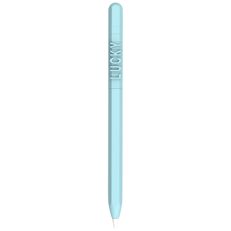 LOVE MEI Capa Protetora de Silicone para Apple Pencil 1 com Design de Números e Letras, Para Apple Pencil 1