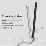 Estojo protetor antiderrapante metálico mate para caneta Stylus Apple Pencil 2, Para Apple Pencil 2