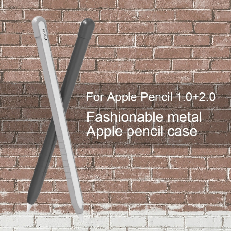 Estojo protetor antiderrapante metálico mate para caneta Stylus Apple Pencil 2, Para Apple Pencil 2