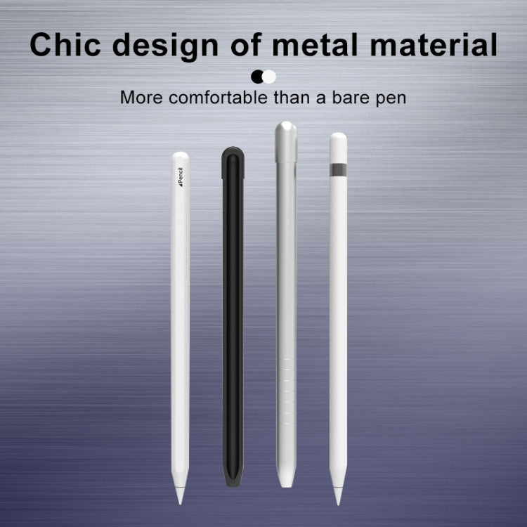 Estojo protetor antiderrapante metálico mate para caneta Stylus Apple Pencil 2, Para Apple Pencil 2