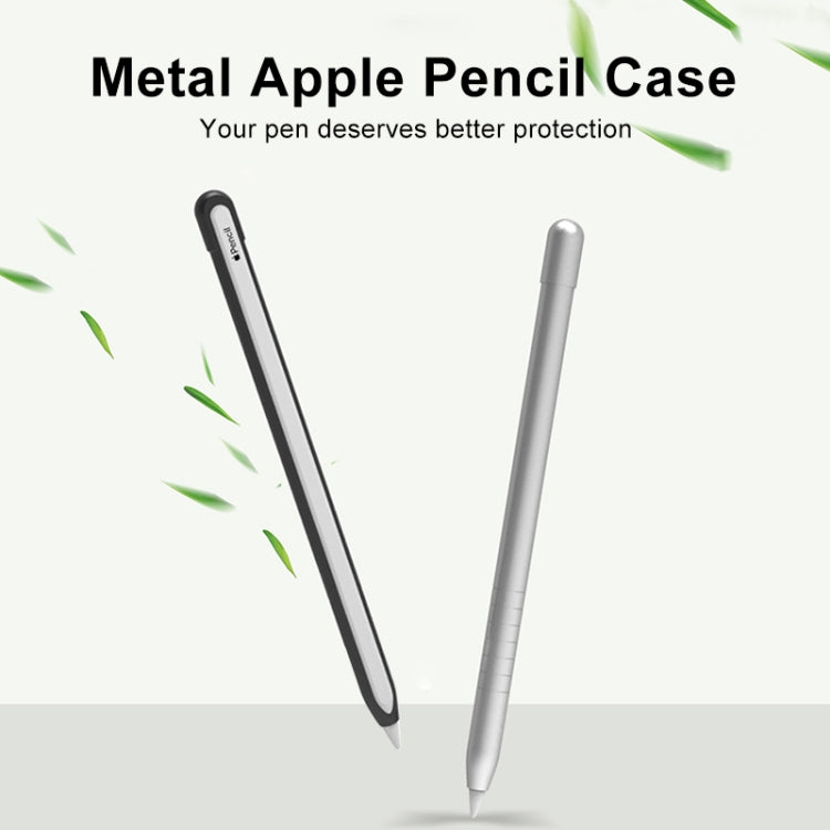 Estojo protetor antiderrapante metálico mate para caneta Stylus Apple Pencil 1, Para Apple Pencil 1