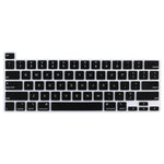 Película protetora de silicone à prova de pó para teclado de portátil MacBook Pro 16 polegadas A2141 & Pro 13,3 polegadas A2251 / A2289 / A2338 (2020), Para MacBook Pro 16 polegadas A2141 (Preto), Para MacBook Pro 16 polegadas A2141 (Branco)