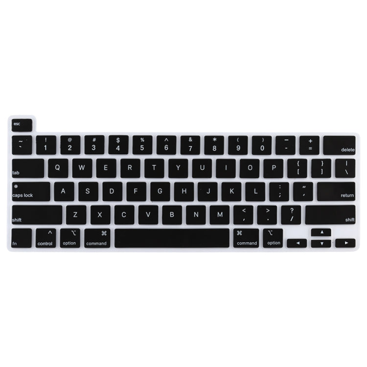 Película protetora de silicone à prova de pó para teclado de portátil MacBook Pro 16 polegadas A2141 & Pro 13,3 polegadas A2251 / A2289 / A2338 (2020), Para MacBook Pro 16 polegadas A2141 (Preto), Para MacBook Pro 16 polegadas A2141 (Branco)