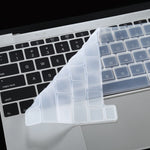 Película protetora de silicone à prova de pó para teclado de portátil MacBook Pro 16 polegadas A2141 & Pro 13,3 polegadas A2251 / A2289 / A2338 (2020), Para MacBook Pro 16 polegadas A2141 (Preto), Para MacBook Pro 16 polegadas A2141 (Branco)
