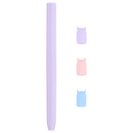Estojo protetor de silicone com desenho animado de animal para caneta Stylus 4 em 1 para Apple Pencil 2, Para Apple Pencil 2