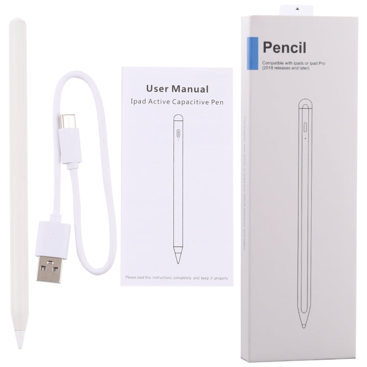Stylus capacitivo ativo com rejeição magnética da palma para iPad / iPad Pro (2018 e posteriores), Para iPad / iPad Pro (2018 e posteriores)