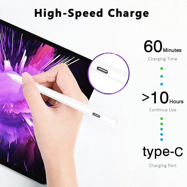 Stylus capacitivo ativo com rejeição magnética da palma para iPad / iPad Pro (2018 e posteriores), Para iPad / iPad Pro (2018 e posteriores)