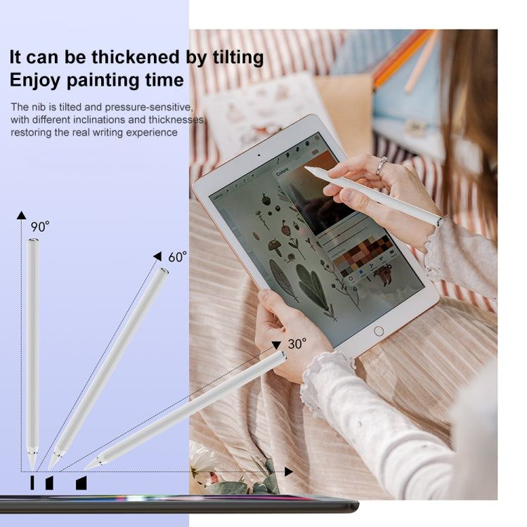 Caneta Stylus Capacitiva com Sensor de Pressão Inclinado Mutural P-950B com Rejeição de Palma para iPad 2018 ou Posterior, 950B
