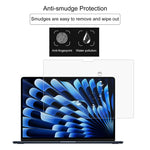 Para MacBook Air 15,3 polegadas A2941 2023 Filme de Vidro Temperado à Prova de Explosão com Dureza de Superfície 9H 0,26mm, Para MacBook Air 15,3 polegadas A2941 2023 / Air 15 M3 2024 A3114 (1 unidade)